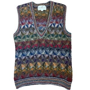Vintage Peruvian Connection 100% Alpaca Handmaid Sweater Vest Women’s L Boho